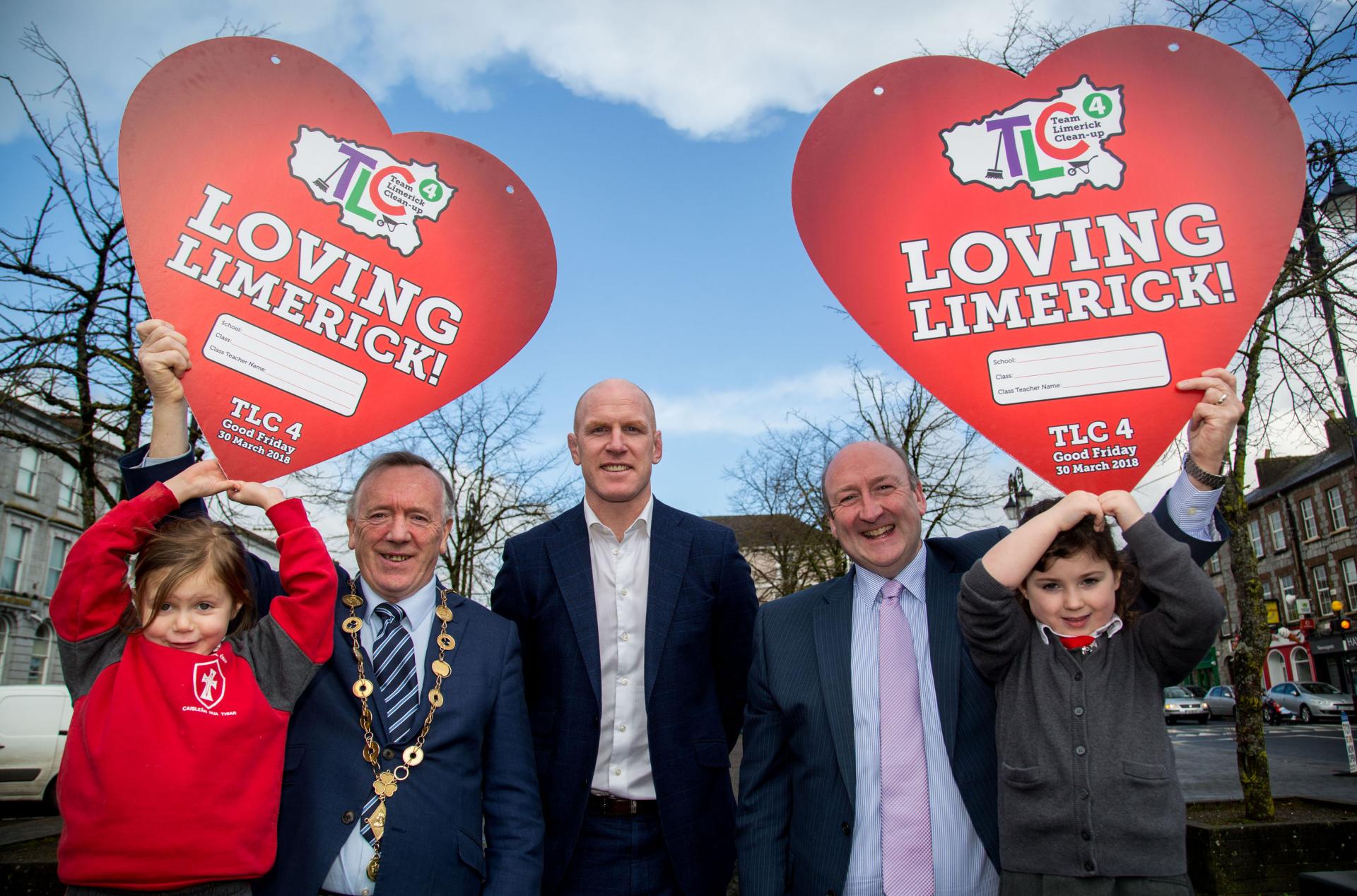 Paul O'Connell & co at the TLC4 Launch